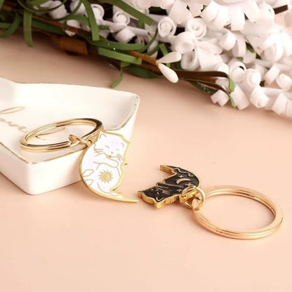 Dúo "Yin Yang Cats" · Collares de Conexión en Acero